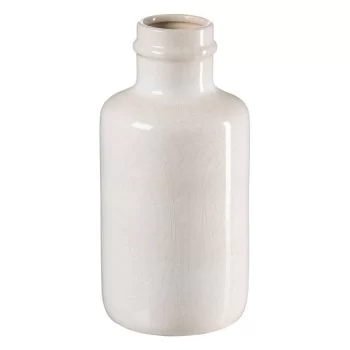 Vase Ceramic Beige 18 x 18 x 37 cm
