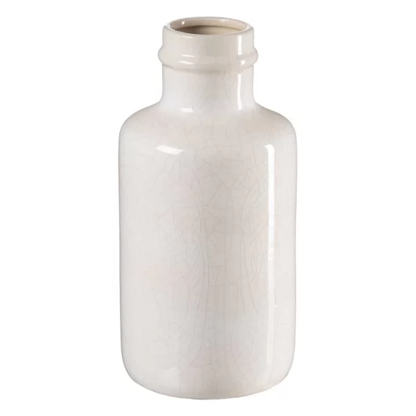 Vase Ceramic Beige 18 x 18 x 37 cm