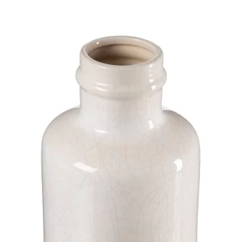 Vase Ceramic Beige 18 x 18 x 37 cm 2