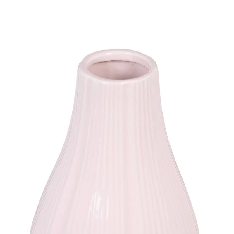 Vase 13 x 13 x 25,5 cm Ceramic Pink