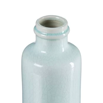 Vase Ceramic Turquoise 18 x 18 x 37 cm 2