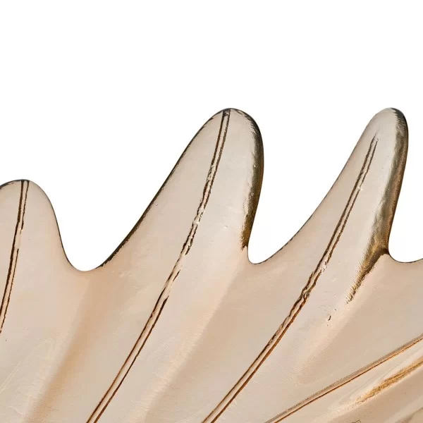 Centerpiece 46 x 25 x 12 cm recycled glass Caramel