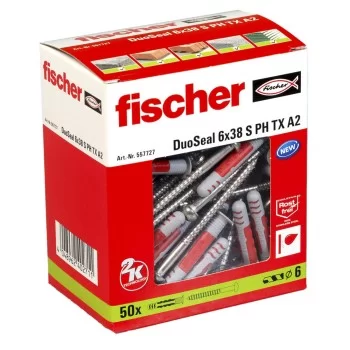 Wall plugs and screws Fischer DuoSeal 557727 S A2... 2