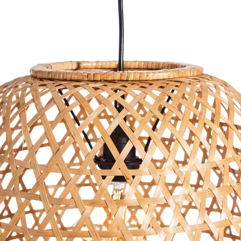 Ceiling Light Natural Bamboo 42 x 42 x 42 cm (2...