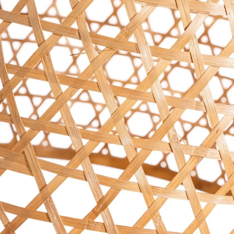 Ceiling Light Natural Bamboo 42 x 42 x 42 cm (2...