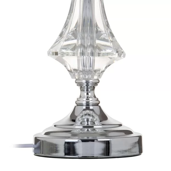 Desk lamp Silver Crystal 60 W 220 V 240 V 220-240 V 32 x 32 x 57 cm