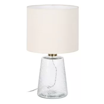 Desk lamp White Golden Cotton Metal Crystal Brass Iron 40...
