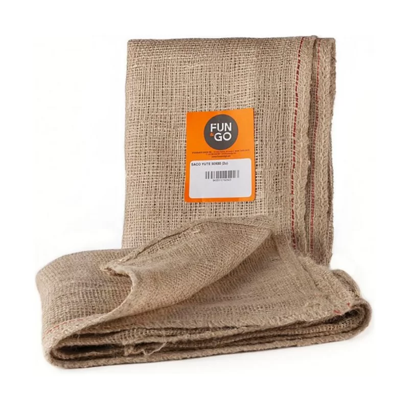 Sack Fun&Go Brown 50 x 80 cm Jute (2 Units)