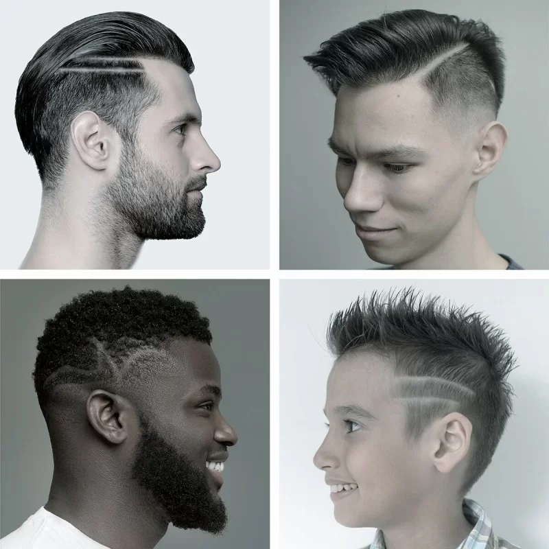 Professional Rechargeable Hair Clipper with...