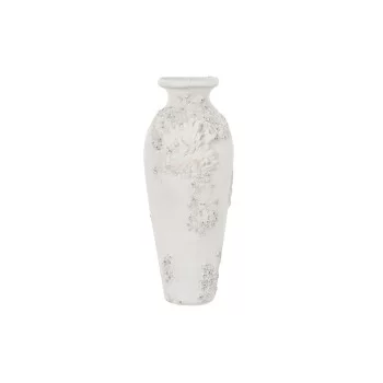 Vase DKD Home Decor White Resin Coral Mediterranean 37,5...