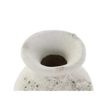 Vase DKD Home Decor White Resin Coral Mediterranean 37,5... 2
