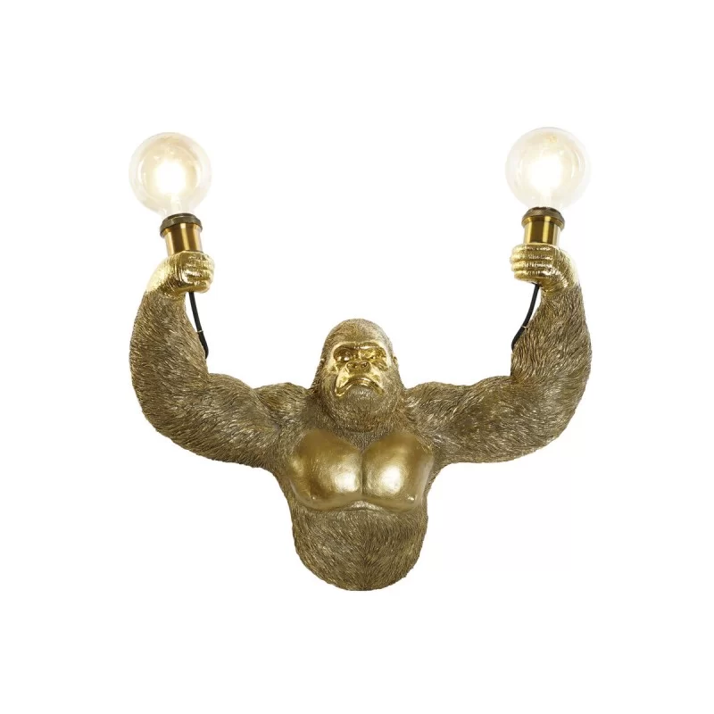 Wall Light Home ESPRIT Golden Resin 50 W Modern...