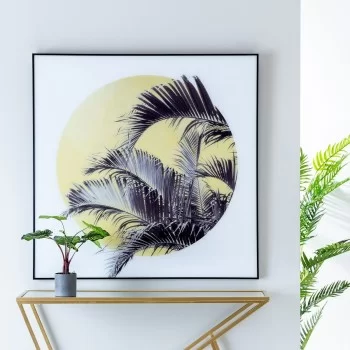 Canvas Palm tree 100 x 2,5 x 100 cm Sheets 2