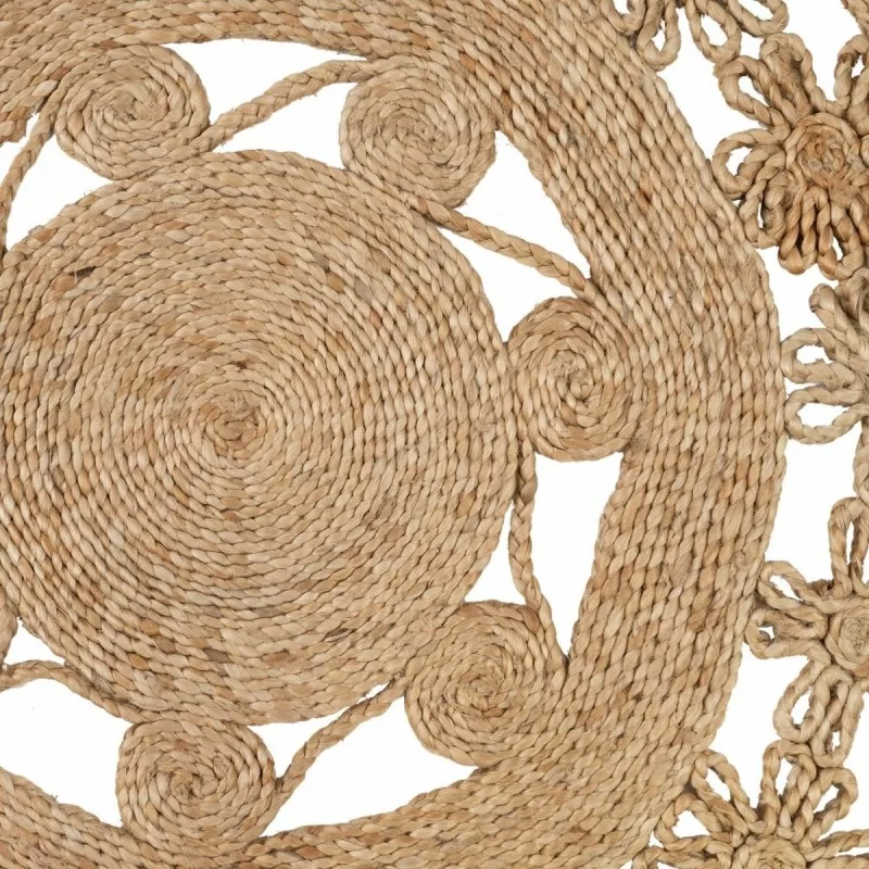 Carpet Natural Jute 120 x 120 cm