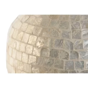 Vase DKD Home Decor White Bamboo Mother of pearl Natural... 2