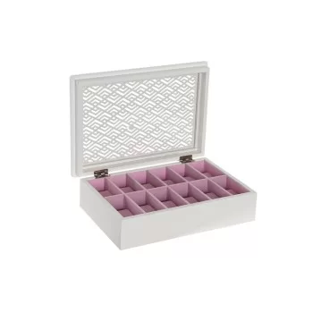Box for watches DKD Home Decor 29 x 20 x 9 cm Crystal...