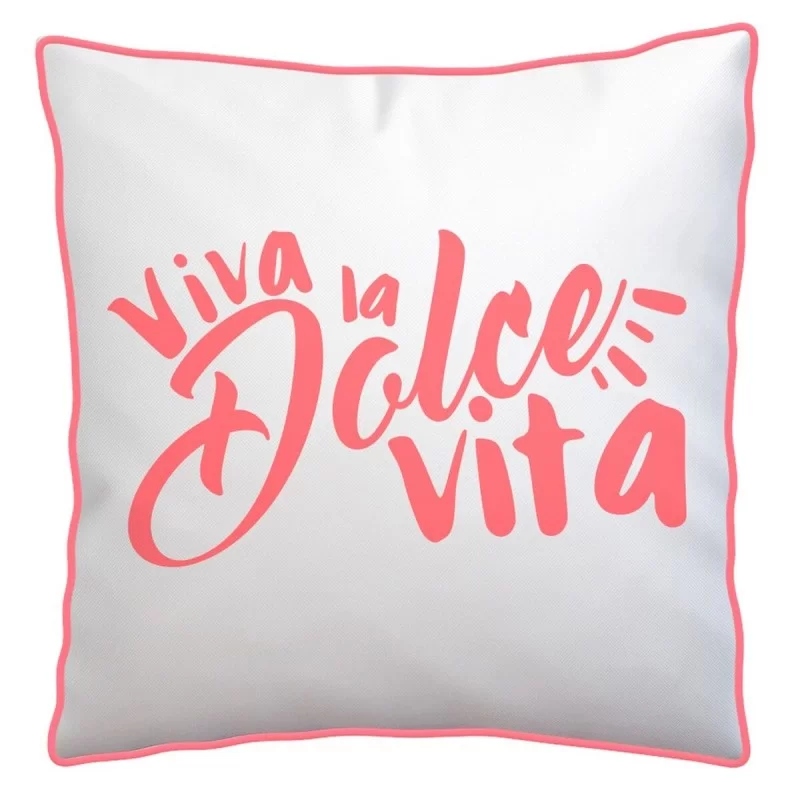 Cushion Positive Coral 45 x 45 x 12 cm