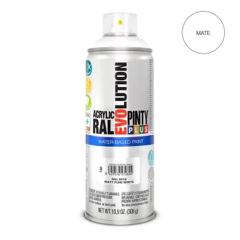 Spray paint Pintyplus Evolution RAL 9010 Matt Water based... 2