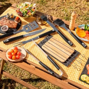 BBQ Utensils Kit with Case BBSet InnovaGoods 12 Pieces 2