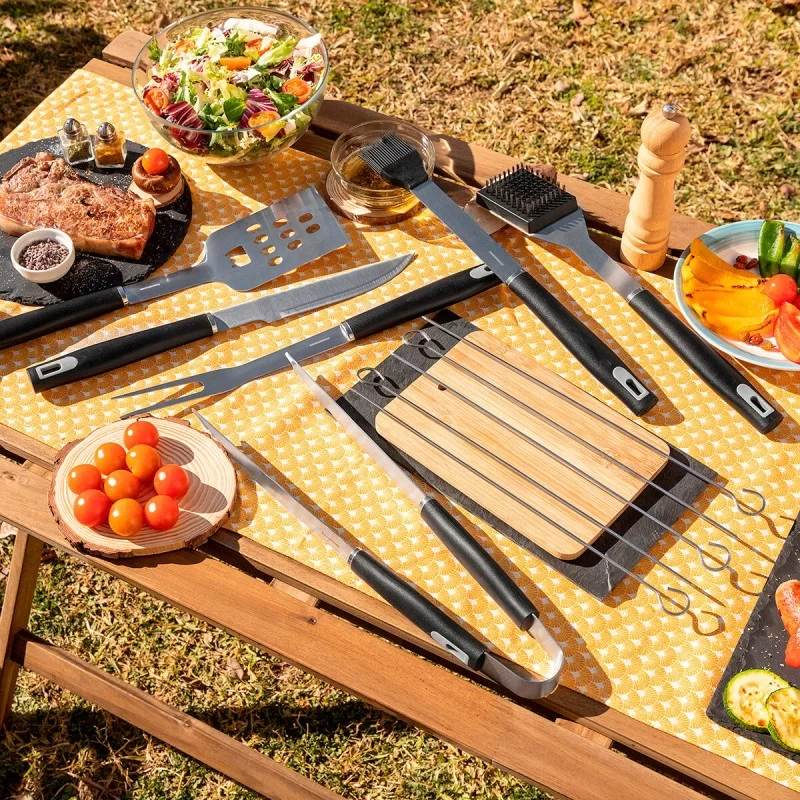 BBQ Utensils Kit with Case BBSet InnovaGoods 12...