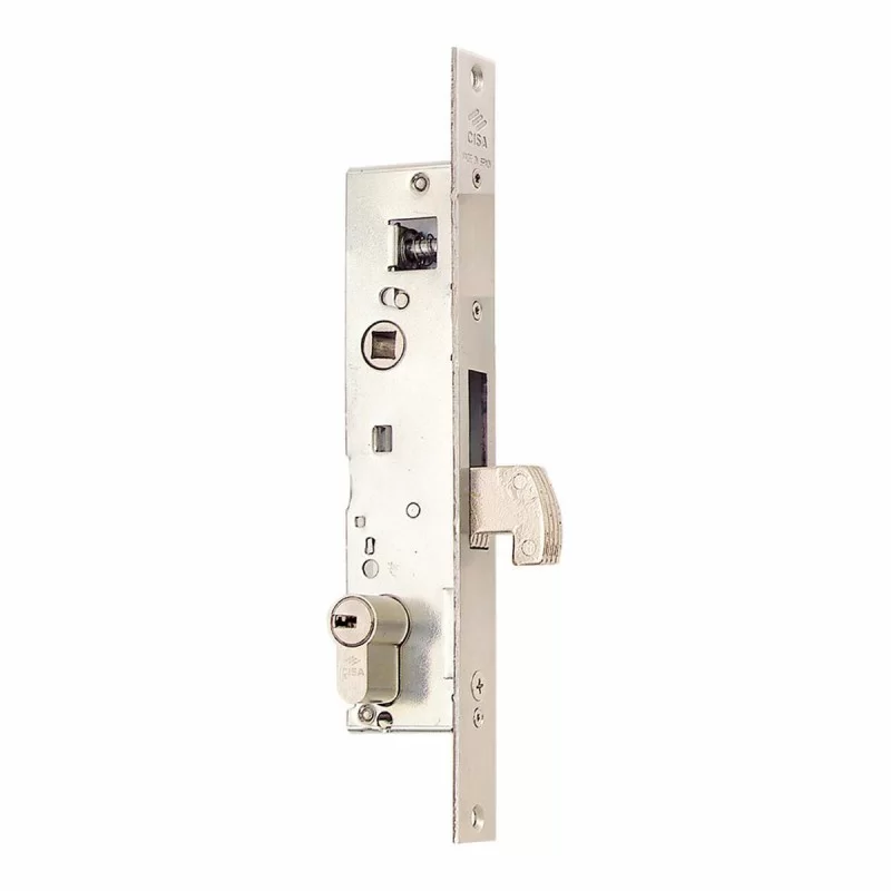 Mortise lock Cisa L4140.20.0 Vertical European Steel Stainless steel