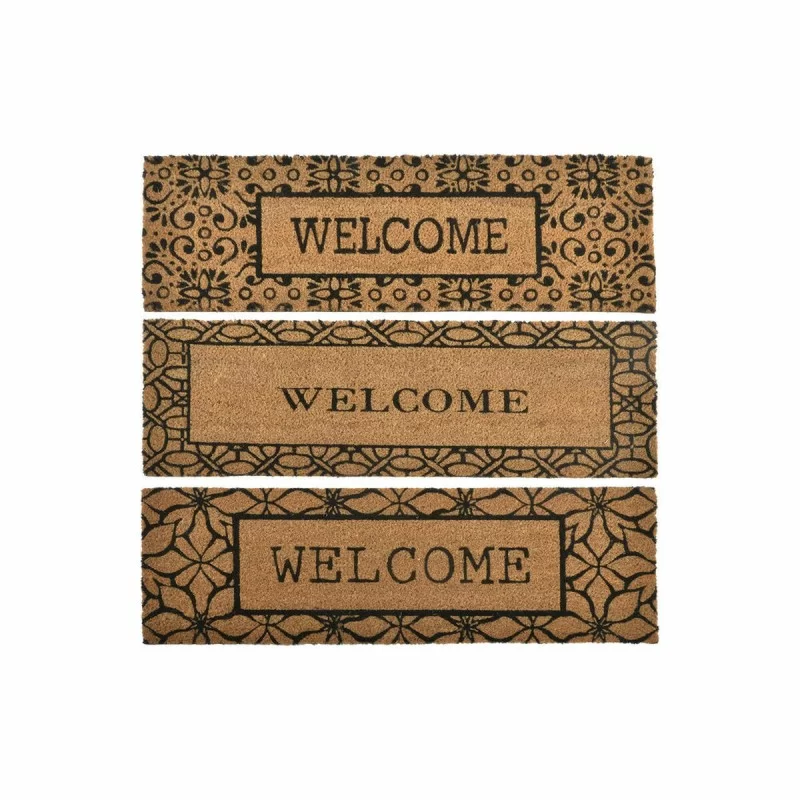 Doormat DKD Home Decor FL-152041 Orange...
