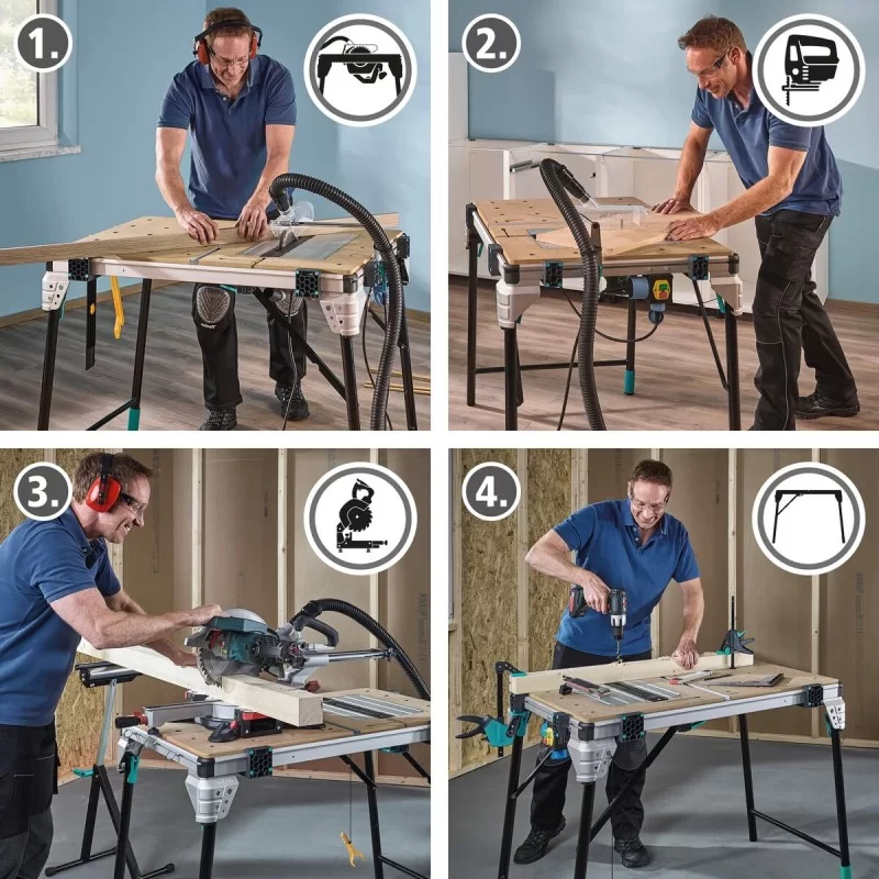 Workbench Wolfcraft Master Cut 2600 118,5 x...