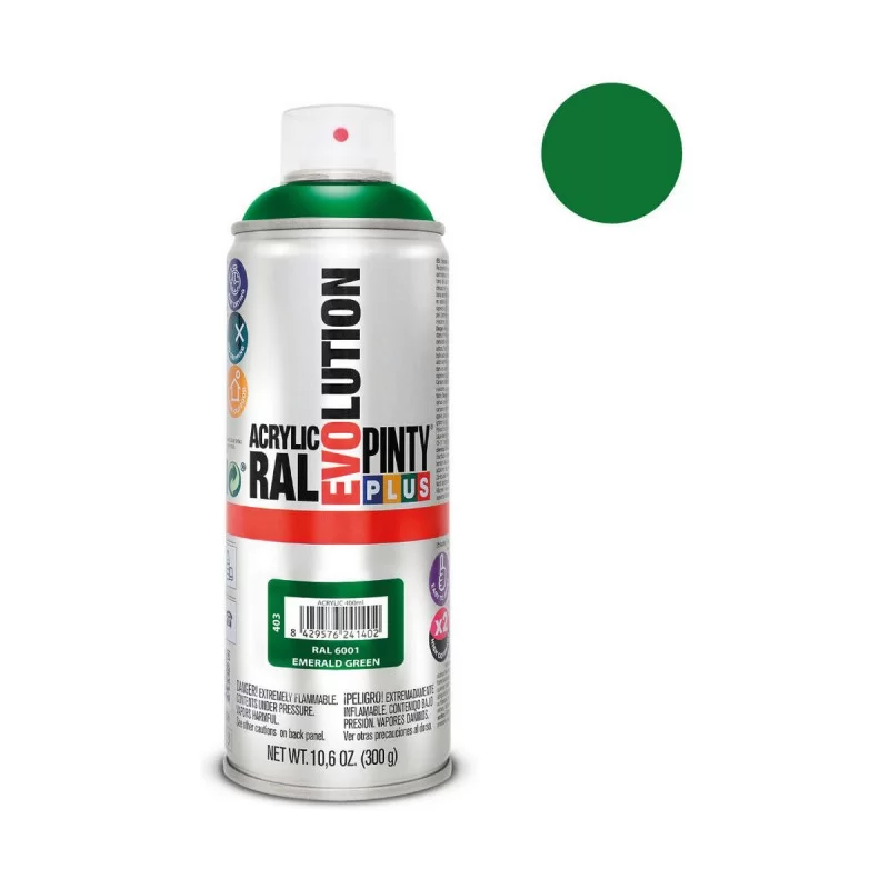 Spray paint Pintyplus Evolution RAL 6001 400 ml...