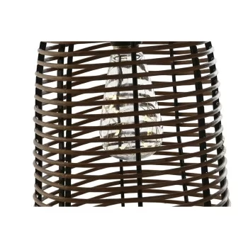 Solar lamp DKD Home Decor Brown Black Bamboo Rattan 20 x... 2