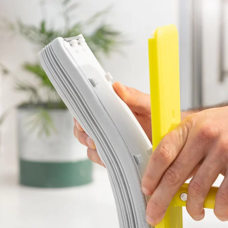 2-in-1 Dust Mop-Floor Mop with Self-wringing...