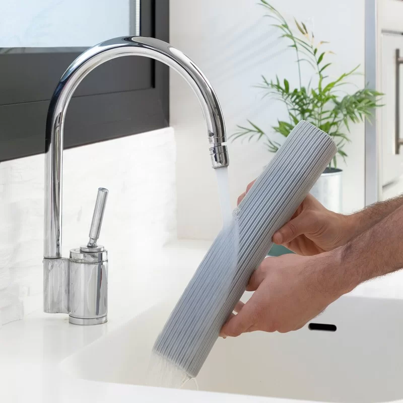 2-in-1 Dust Mop-Floor Mop with Self-wringing...