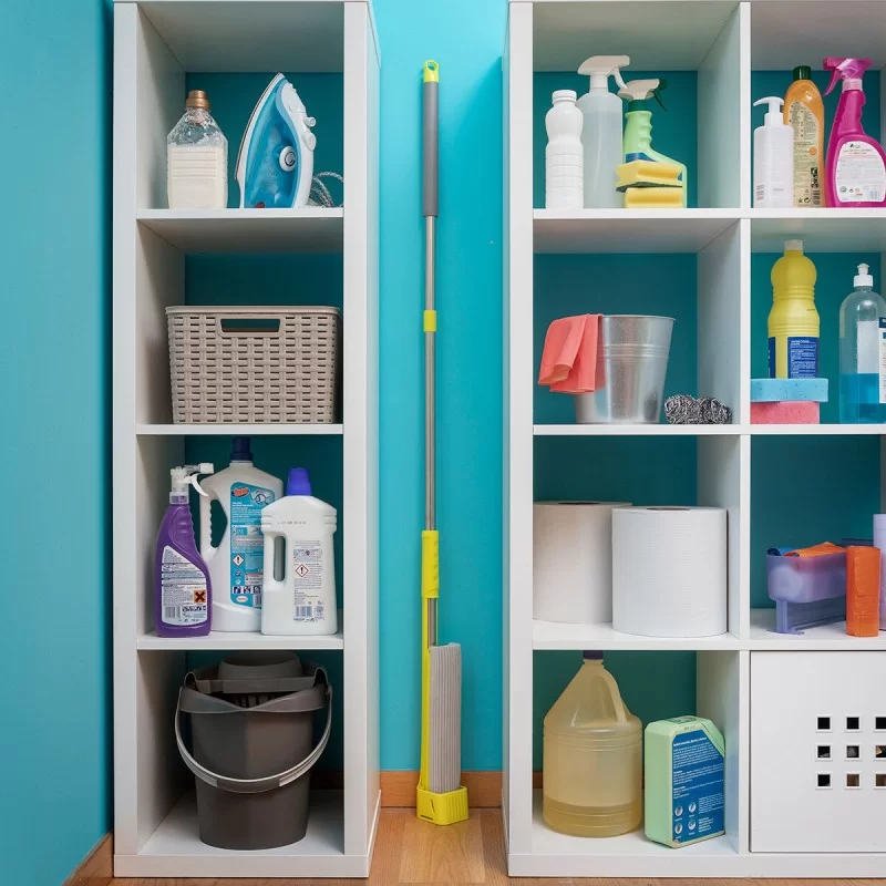 2-in-1 Dust Mop-Floor Mop with Self-wringing...