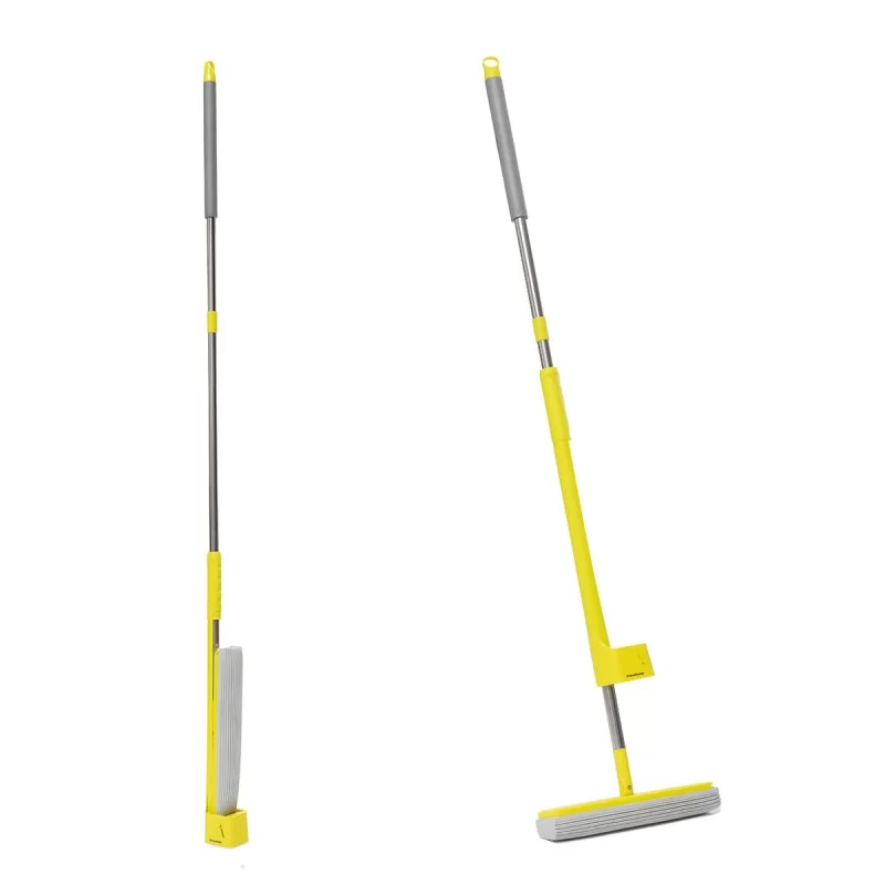 2-in-1 Dust Mop-Floor Mop with Self-wringing...