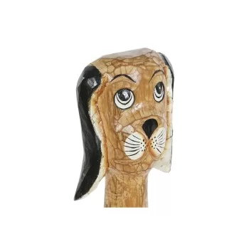 Decorative Figure DKD Home Decor White Brown Dog Tropical... 2
