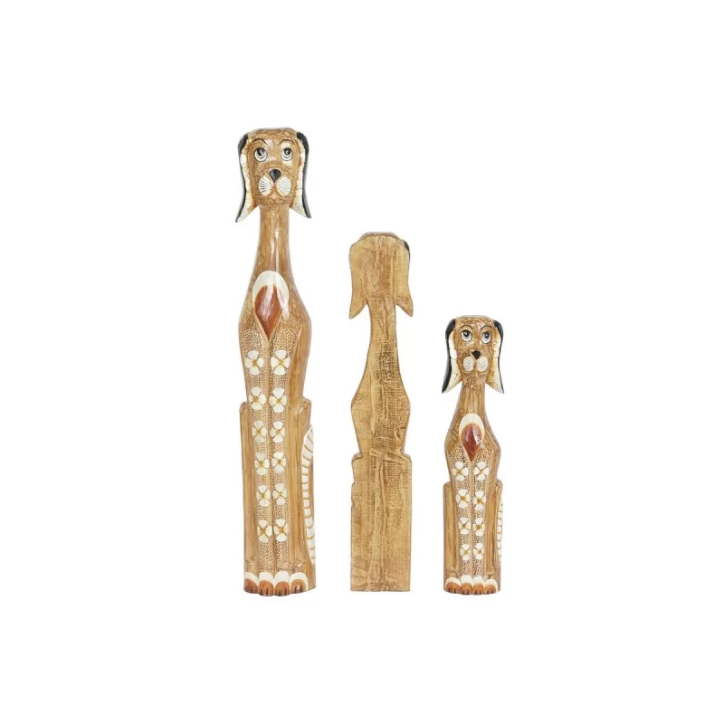 Decorative Figure DKD Home Decor White Brown...