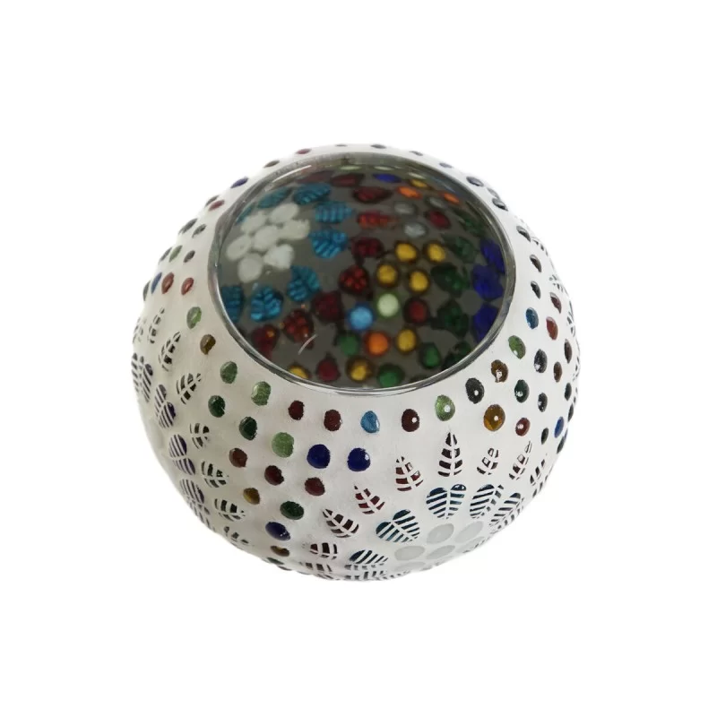 Candleholder DKD Home Decor White Multicolour...