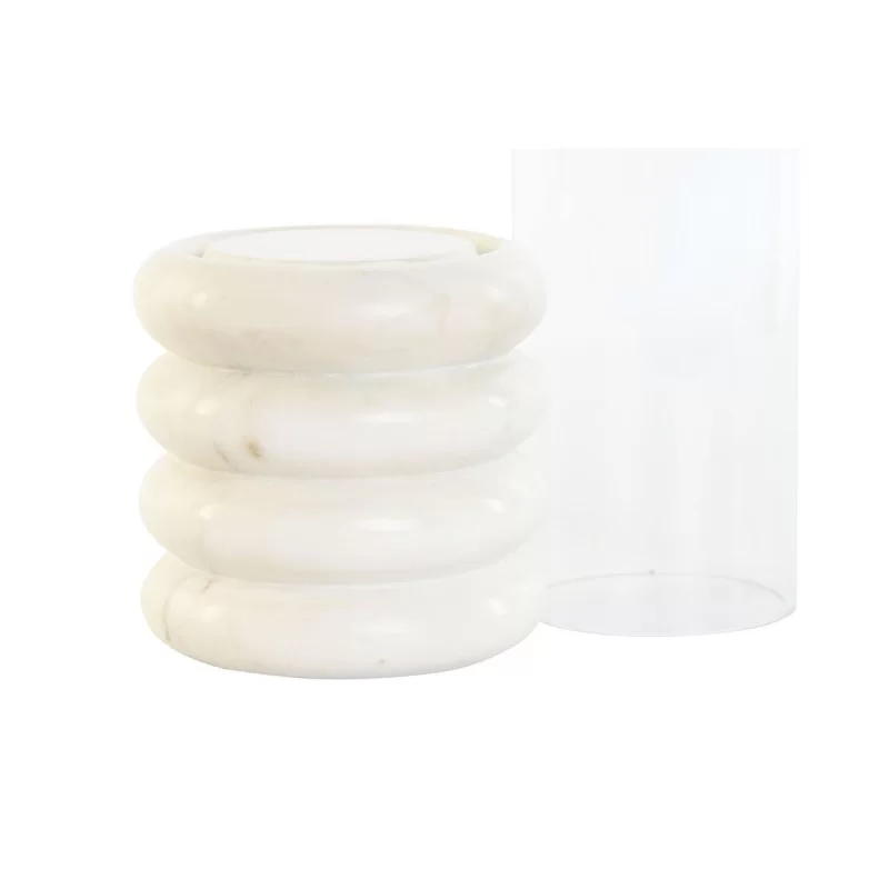 Candleholder Home ESPRIT White Natural Crystal...