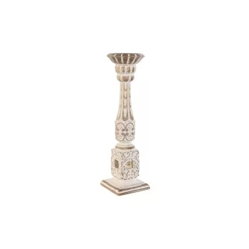 Candleholder Home ESPRIT White Natural Metal Mango wood...