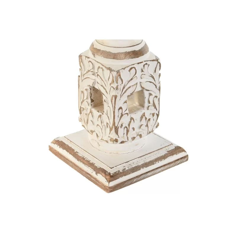 Candleholder Home ESPRIT White Natural Metal...
