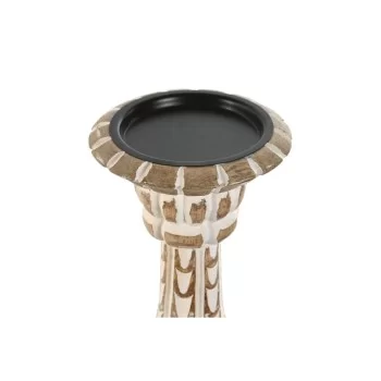 Candleholder Home ESPRIT White Natural Metal Mango wood... 2
