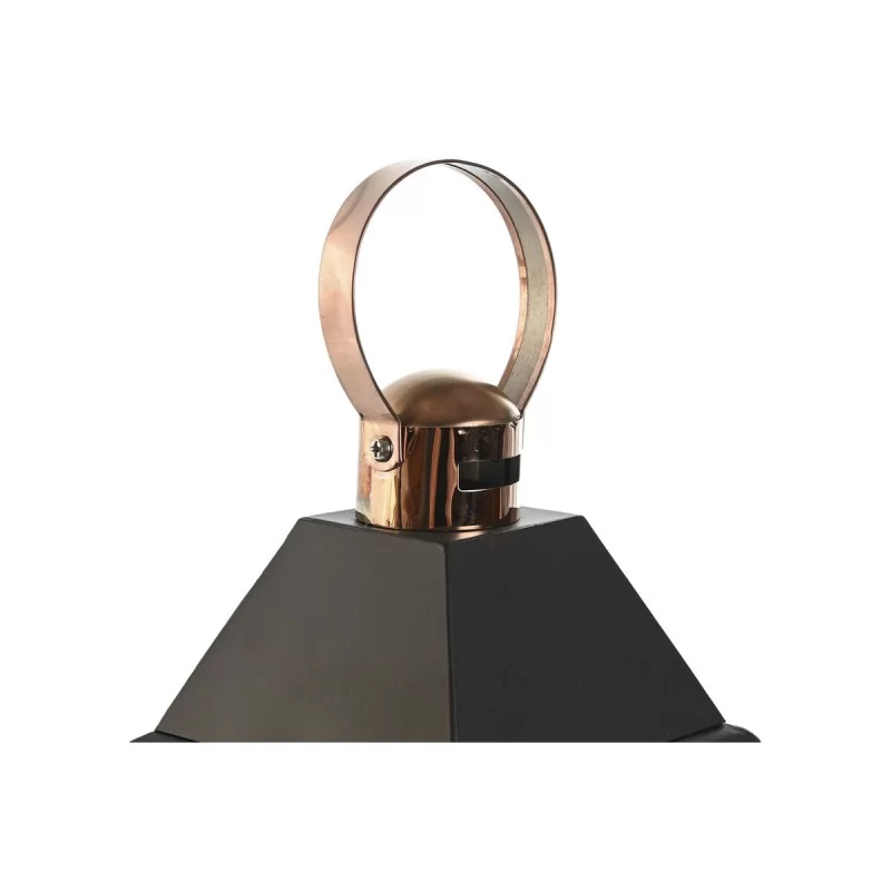 Lantern Home ESPRIT Black Golden Metal Crystal...