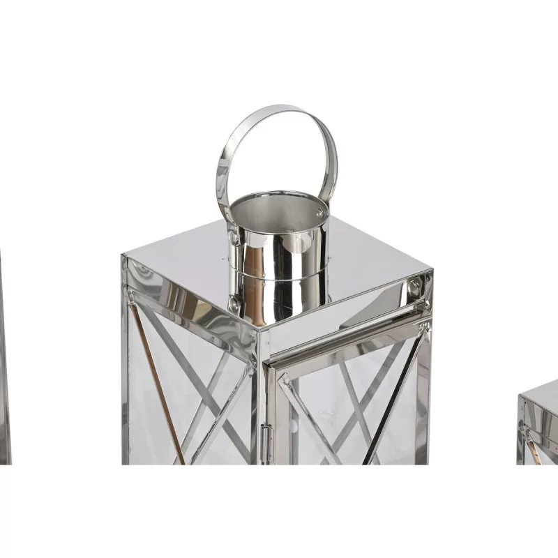 Lantern Home ESPRIT Silver Crystal Steel...