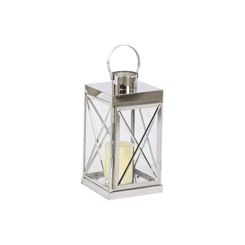 Lantern Home ESPRIT Silver Crystal Steel...