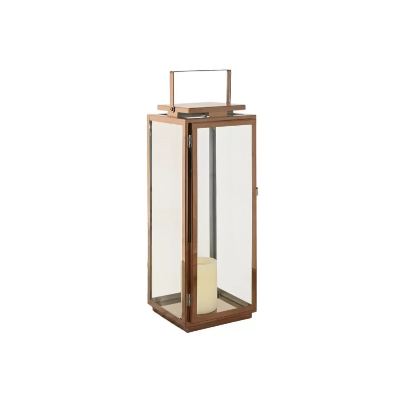 Lantern Home ESPRIT Golden Metal Crystal Modern...