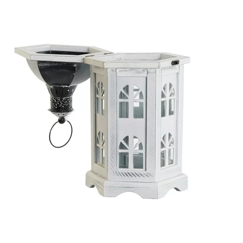 Lantern DKD Home Decor Aged finish White Dark...