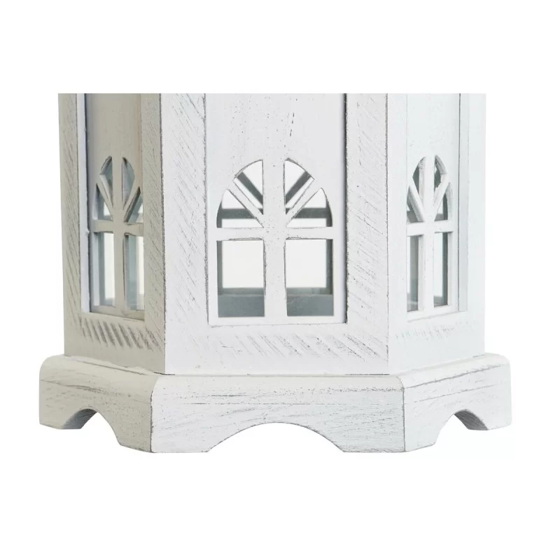 Lantern DKD Home Decor Aged finish White Dark...