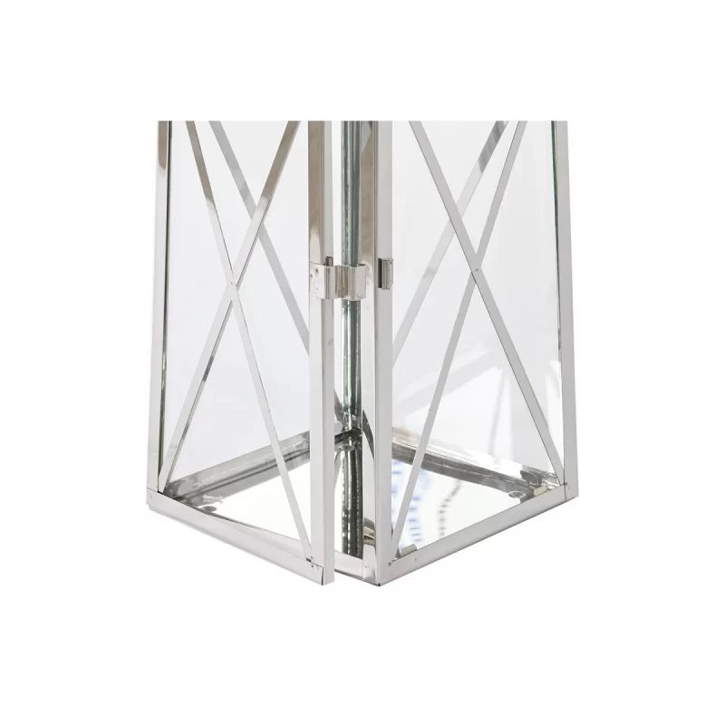Lantern Home ESPRIT Silver Crystal Steel...