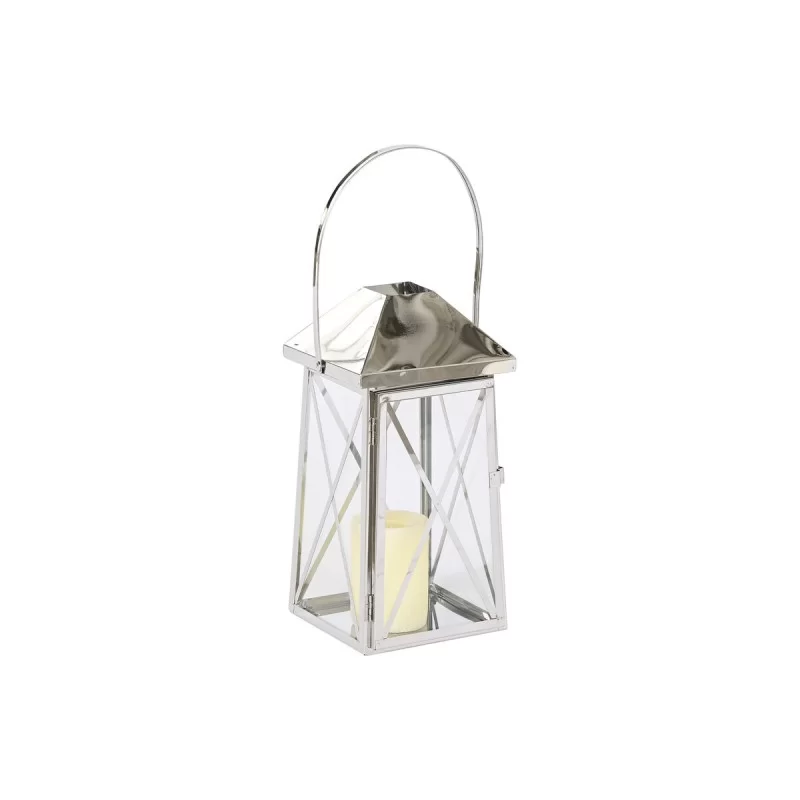 Lantern Home ESPRIT Silver Crystal Steel...