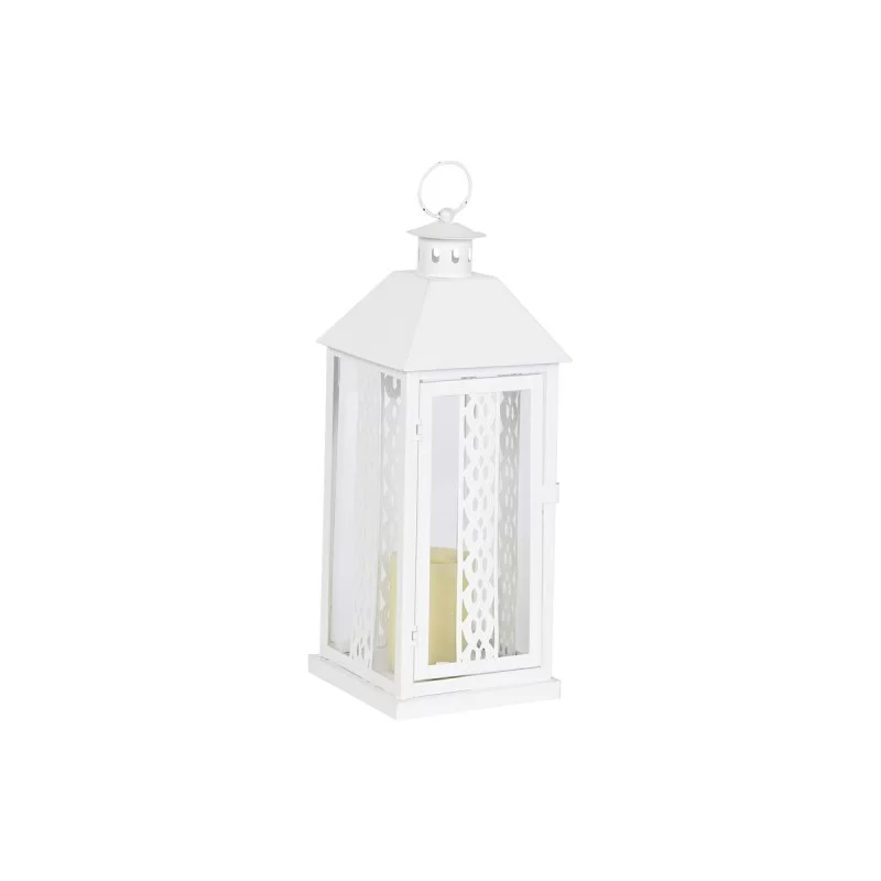 Lantern Home ESPRIT White Crystal Iron Shabby...
