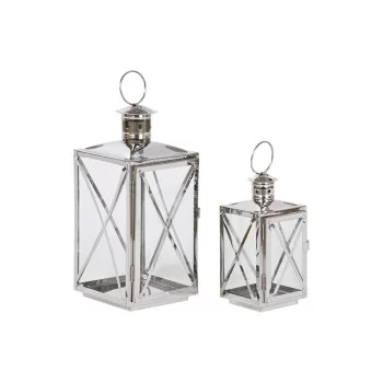 Lantern Home ESPRIT Silver Crystal Steel Chromed 16 x 15...